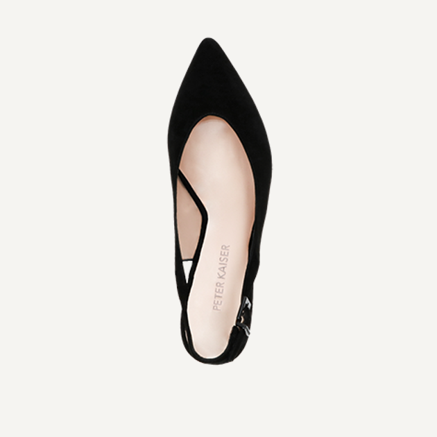 Peter Kaiser 79642 004 Peeptoes & Slingpumps in schwarz