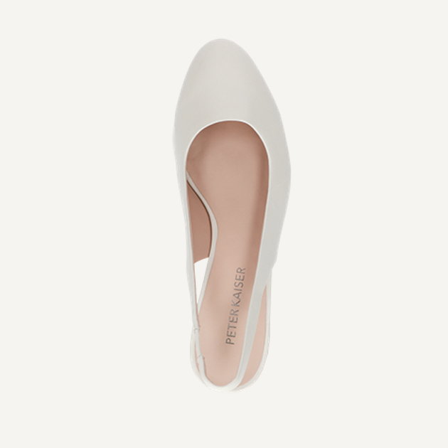 Peter Kaiser 79540 170 Peeptoes & Slingpumps in weiß