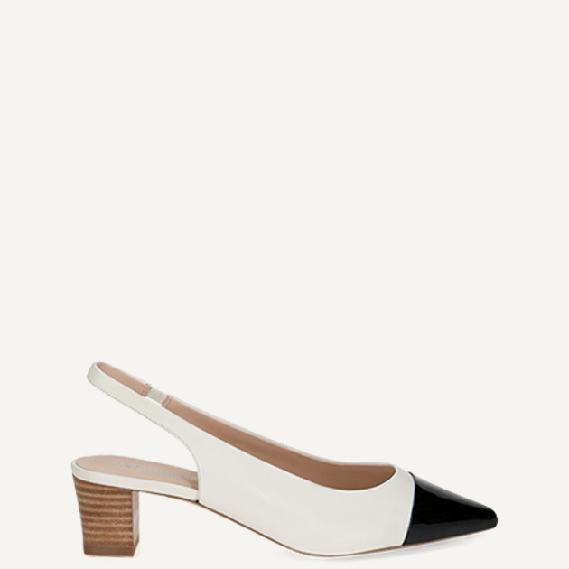 Peter Kaiser 79542 134 Peeptoes & Slingpumps in weiß