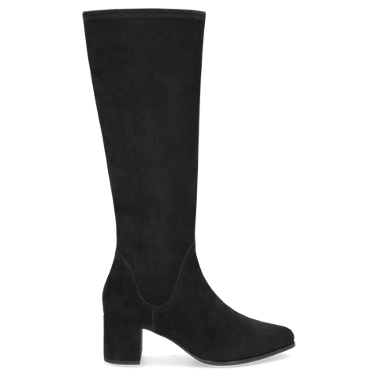 Stiefel Schwarz Stretch
