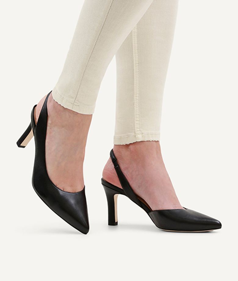 Peter Kaiser 79642 022 Peeptoes & Slingpumps in schwarz