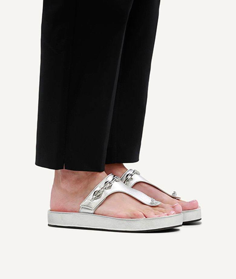 Peter Kaiser 77105 941 Sandaletten in metallic