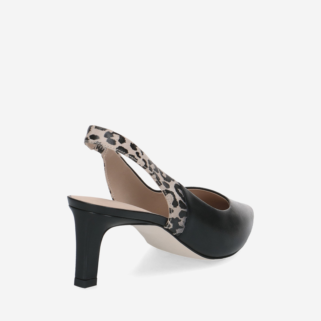  79608 - Schwarz / Leo-Look - Seitenansicht