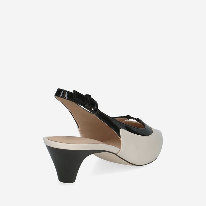  79504 - Cremeweiß/Schwarz - Seitenansicht